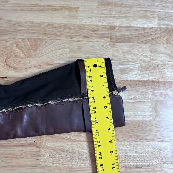 Cole Haan Boots Women's Size 8.5 B Dorian Leather Fabric Stretch Riding - Picture 6 of 12